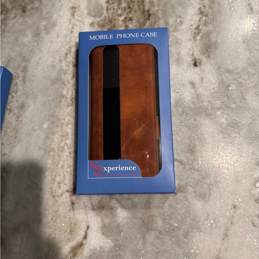 Brown and Black Mobile Phone Case